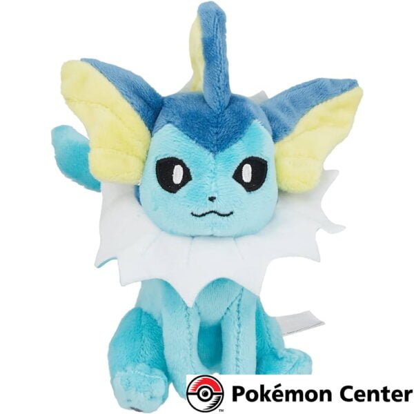 Peluche 16cm - Vaporeon - Pokemon Center - Cartas Pokemon Originales Tcg